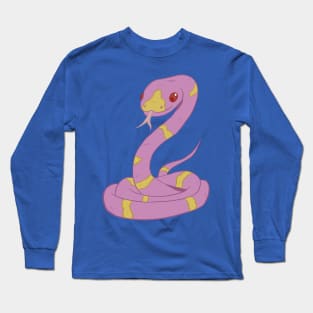 Pink Snake Long Sleeve T-Shirt